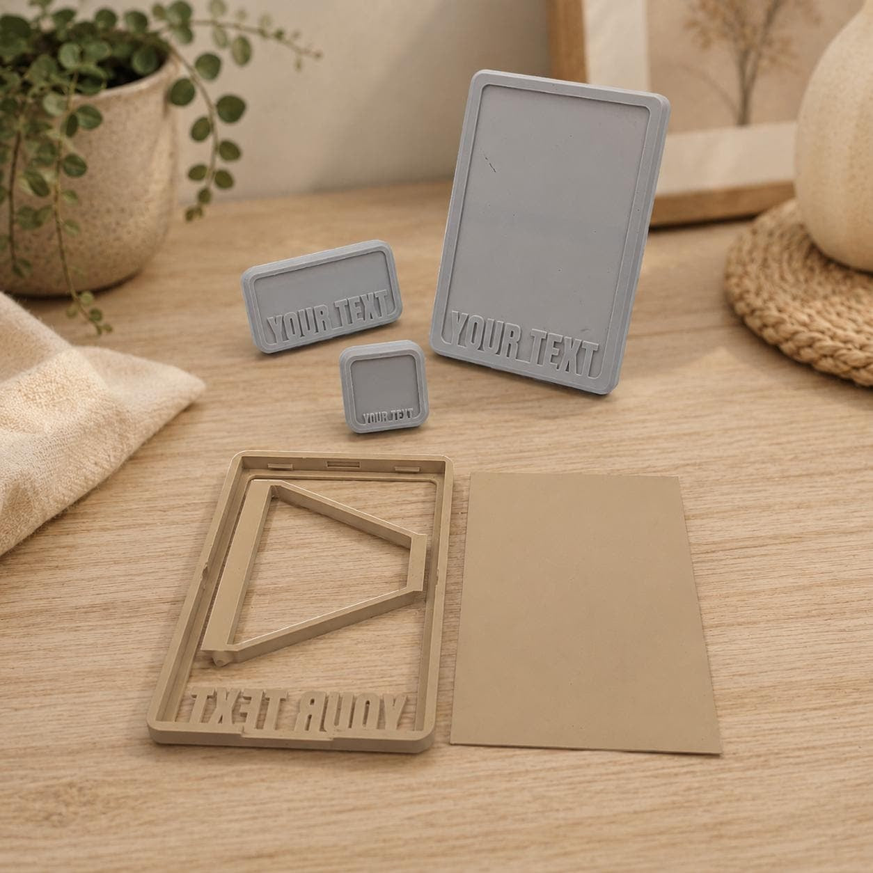 Personalised 3D Printed Photo Frame (4x6 inches)