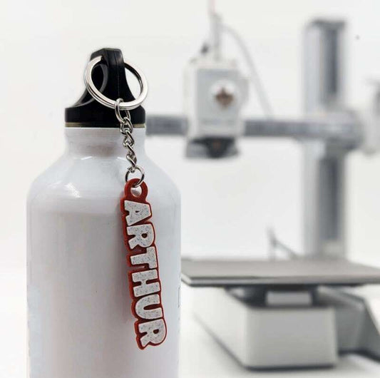 Custom 3D Printed Name Keychain