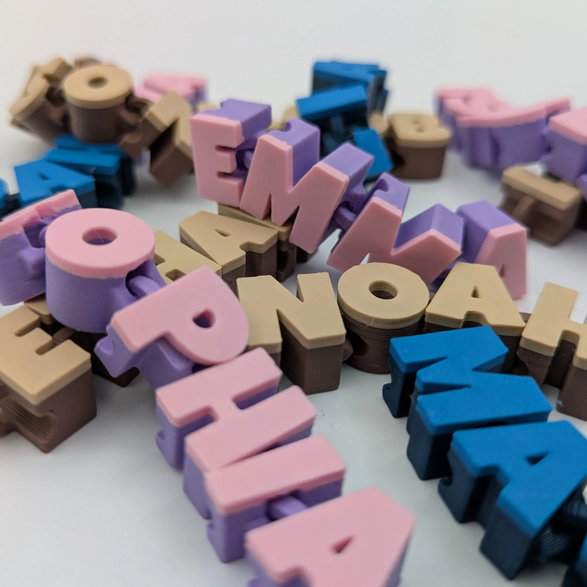 Personalised Articulated Name Keychain