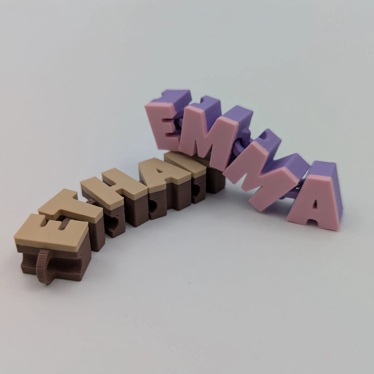 Personalised Articulated Name Keychain