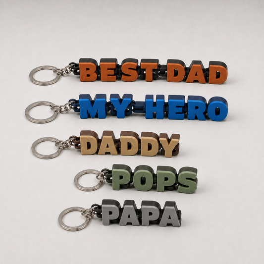Personalised Articulated Name Keychain