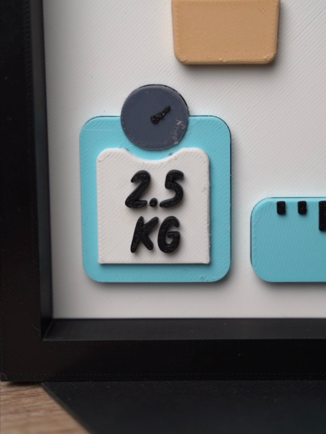 Personalised Baby Birth Stats Frame