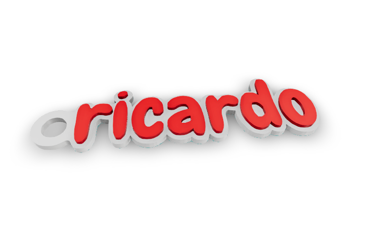 Custom 3D Printed Name Keychain