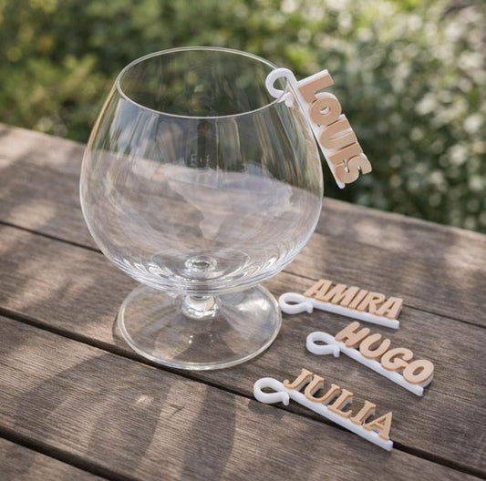 Custom 3D Printed Glass Markers