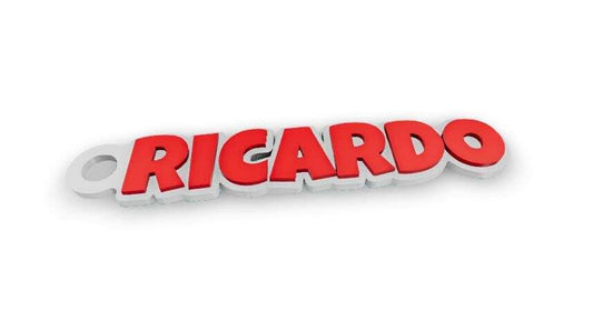 Custom 3D Printed Name Keychain