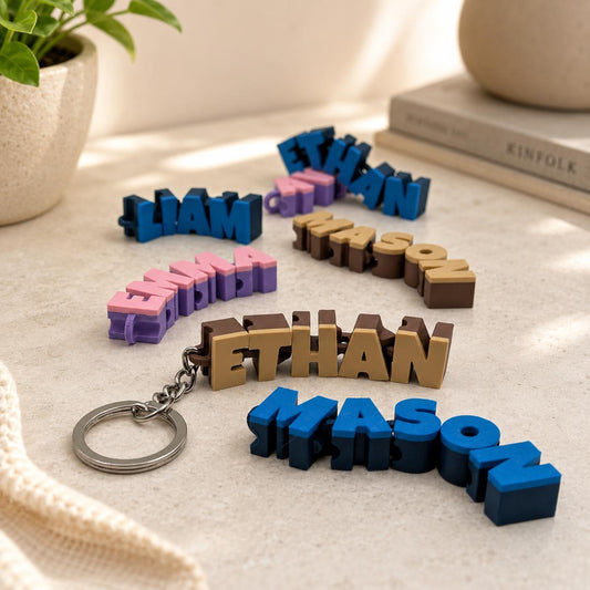Personalised Articulated Name Keychain