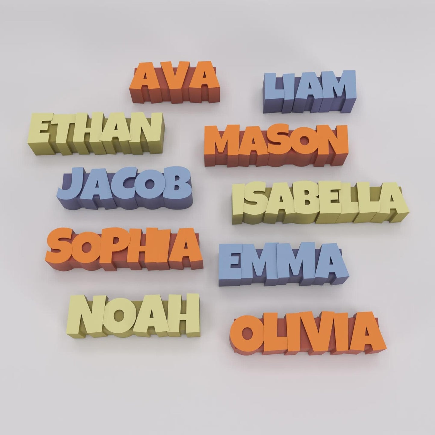 Personalised Name Pen Holder | Custom 3D Printed Desk Organiser