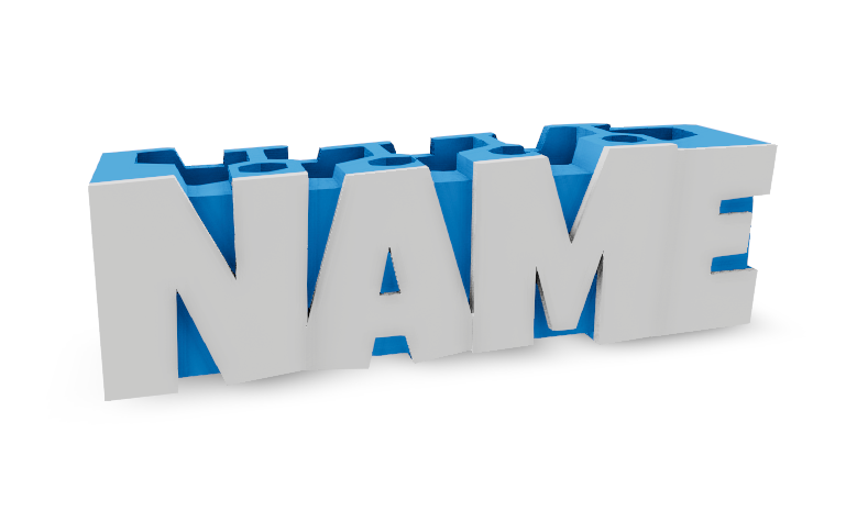 Personalised Name Pen Holder