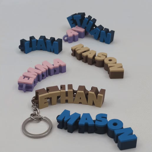 Personalised Articulated Name Keychain