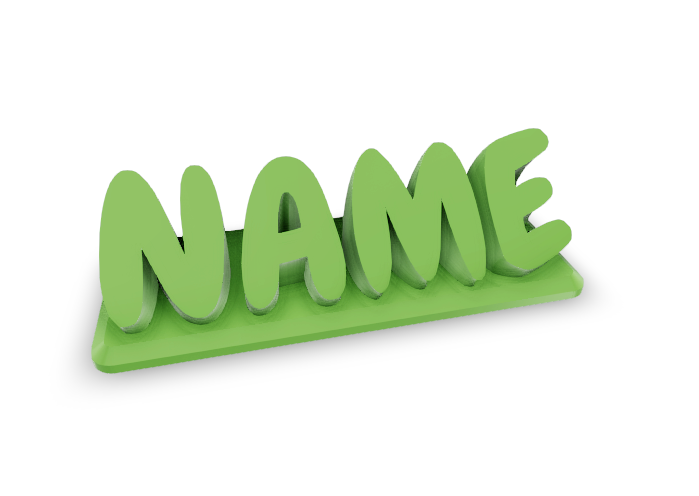 Custom Name Sign / Desk Nameplate